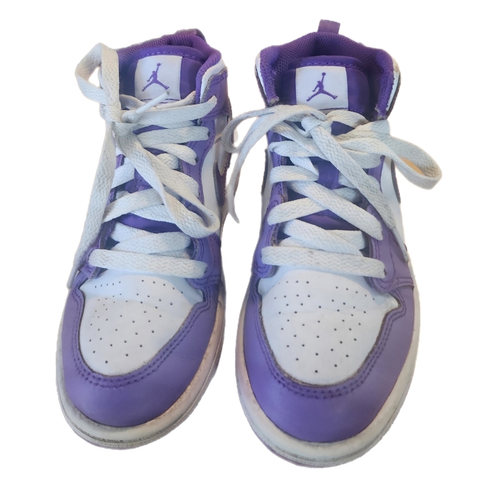 NIKE AIR JORDAN 1 MID KIDS DQ842-511 PRE-SCHOOL SNEAKERS SIZE 13-C - Picture 6 of 8